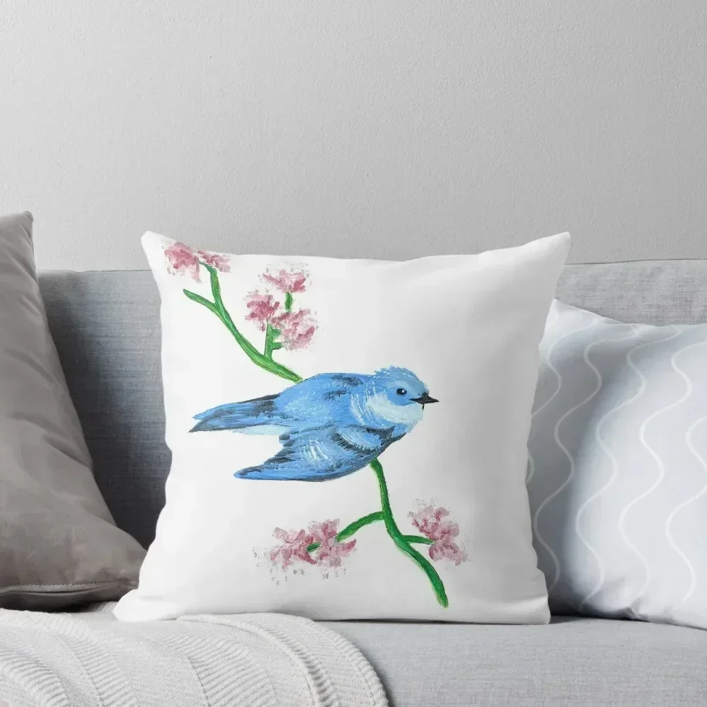 Cerulean Warbler Throw Pillow Rectangular Cushion Cover pillow cover luxury Sofa Cushion Cover pillow