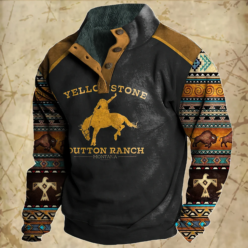 Vintage Men's Hoodie Sweatshirt Hooded Daily Pullover Sports Streetwear Designer Autumn Plush And Thickened Clothing Hoodies