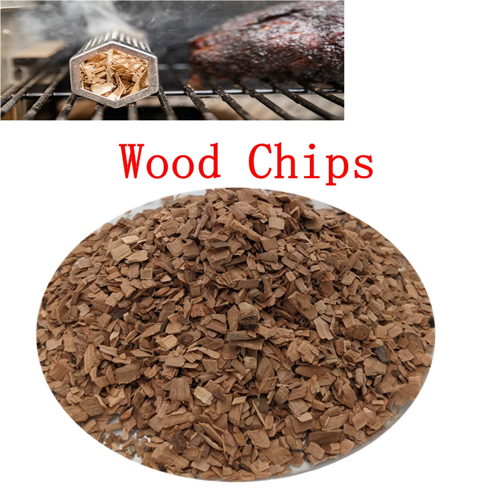 

Wood Chips for Smoking 125g/bag Apple Cherry Oak Hickory Smoked Sawdust Outdoor Smoker Fumigation Box Bacon Wood BBQ Accessories