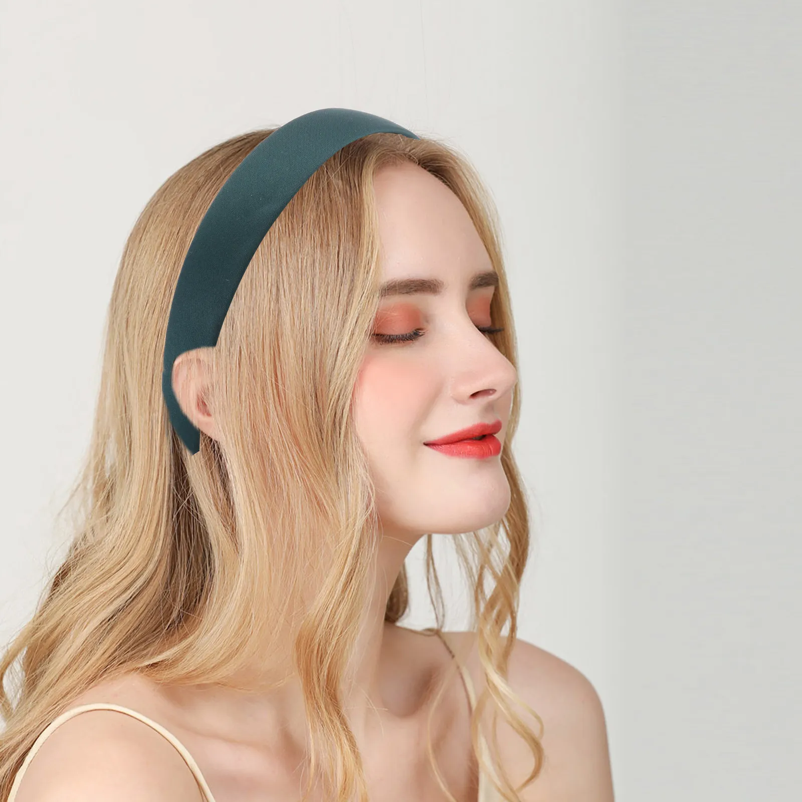 

6Pcs Wide Cloth Fabric Elastic Headbands for Women Hair Accessory Headband Stretchable Headwear Suitable for Party Wedding