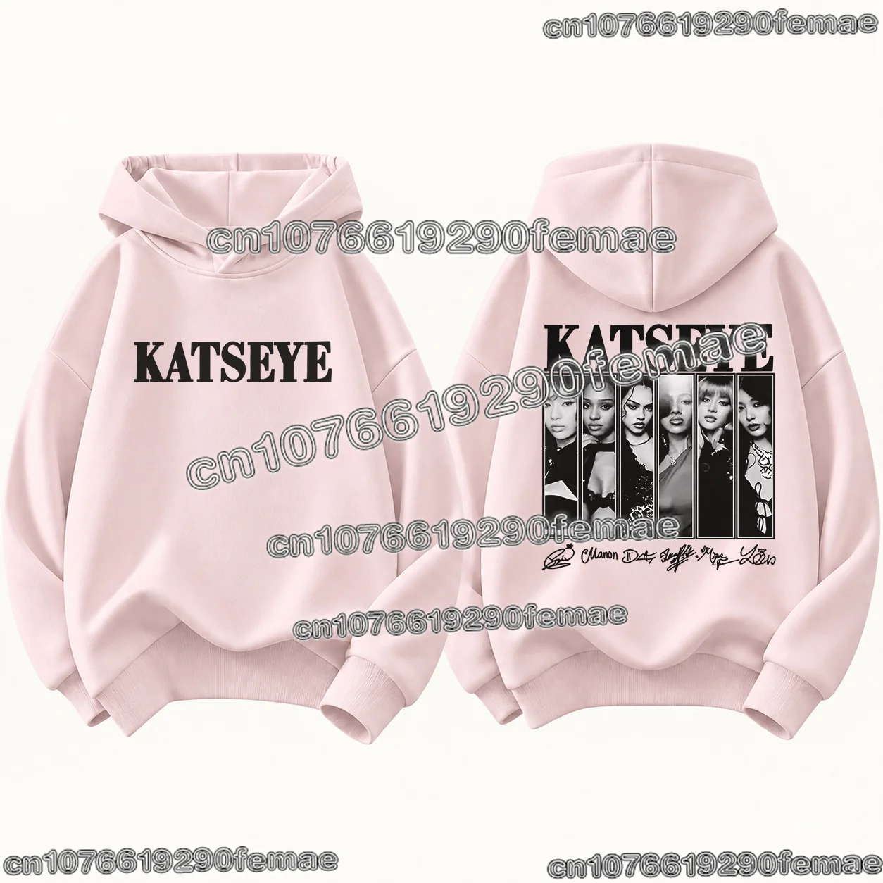 2026 KATSEYE Kpop Fan Hoodie Kids Adults Graphic Print Long Sleeve Sweatshirt Spring Autumn Casual Streetwear Fashion Clothing 6