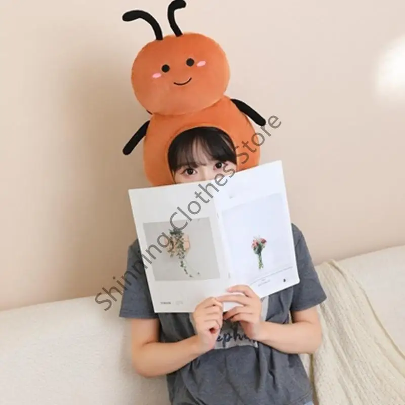 M68A لطيف صرصور زي قبعة تنفس لينة تأثيري قبعة للأطفال خلع الملابس الحفلات ملحقات اللعب الخيالية #2