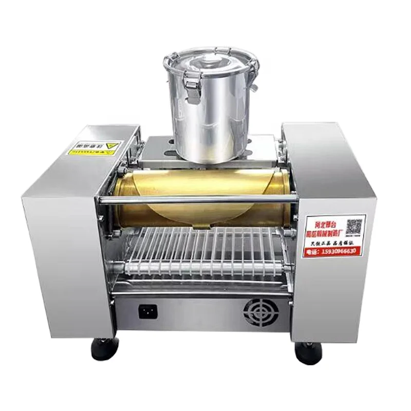 

Commercial Electric Thousand Layer Cake Wrapper Crepe Making Machine 6/8/9/10 Inches Mini Pancake Skin Machine