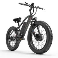 LANKELEISI 26 Inch Electric Bike MG740 Plus 48V20Ah Lithium Battery 2000W Dual Motor Hydraulic Brake 7S Shifter 4.0 Fat Tire