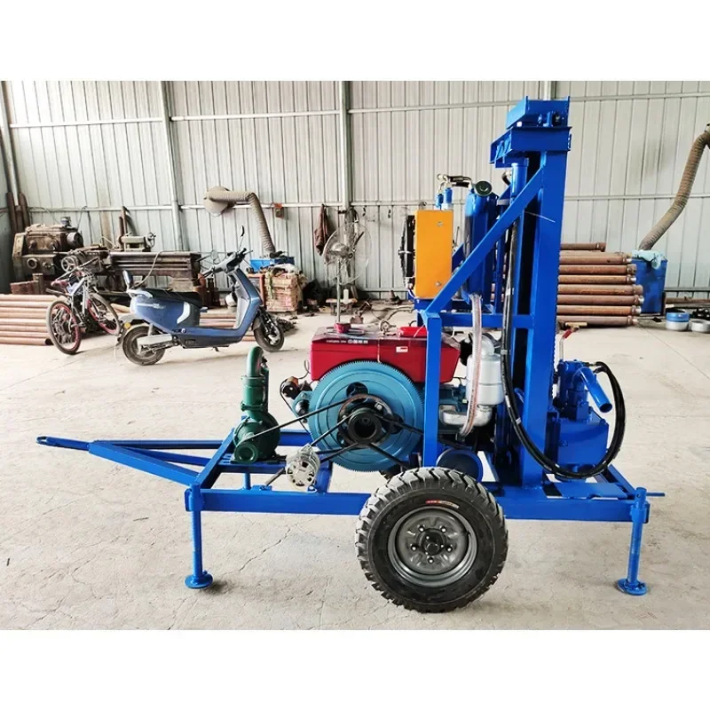 YG High Quality 100 Meters Water Well Drilling Rig Machine On Sale Small Portable Water Well Drilling Rig