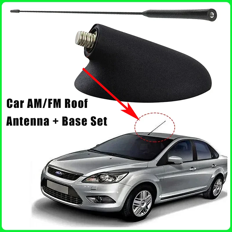 

Автомобильная антенна на крышу AM/FM + базовый комплект, подходит для Ford Focus Fiesta Mondeo Transit Ka Transit Puman, автомобильные аксессуары