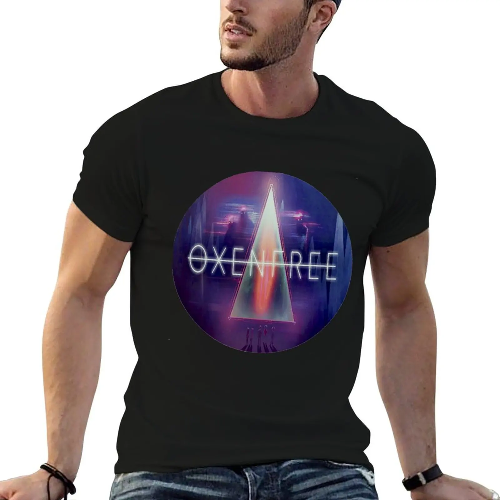 Camiseta Oxenfree para hombre, camisetas de verano para hombre, paquete de camisetas de algodón, camiseta para hombre