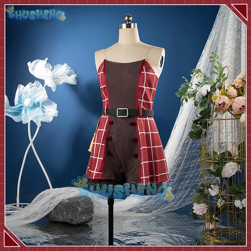 بدلة لعبة Shusheng Vtuber Nijisanji Uduki Kohh MV زي جميل زي تنكري لحفلات الهالوين كرنفال لعب الأدوار