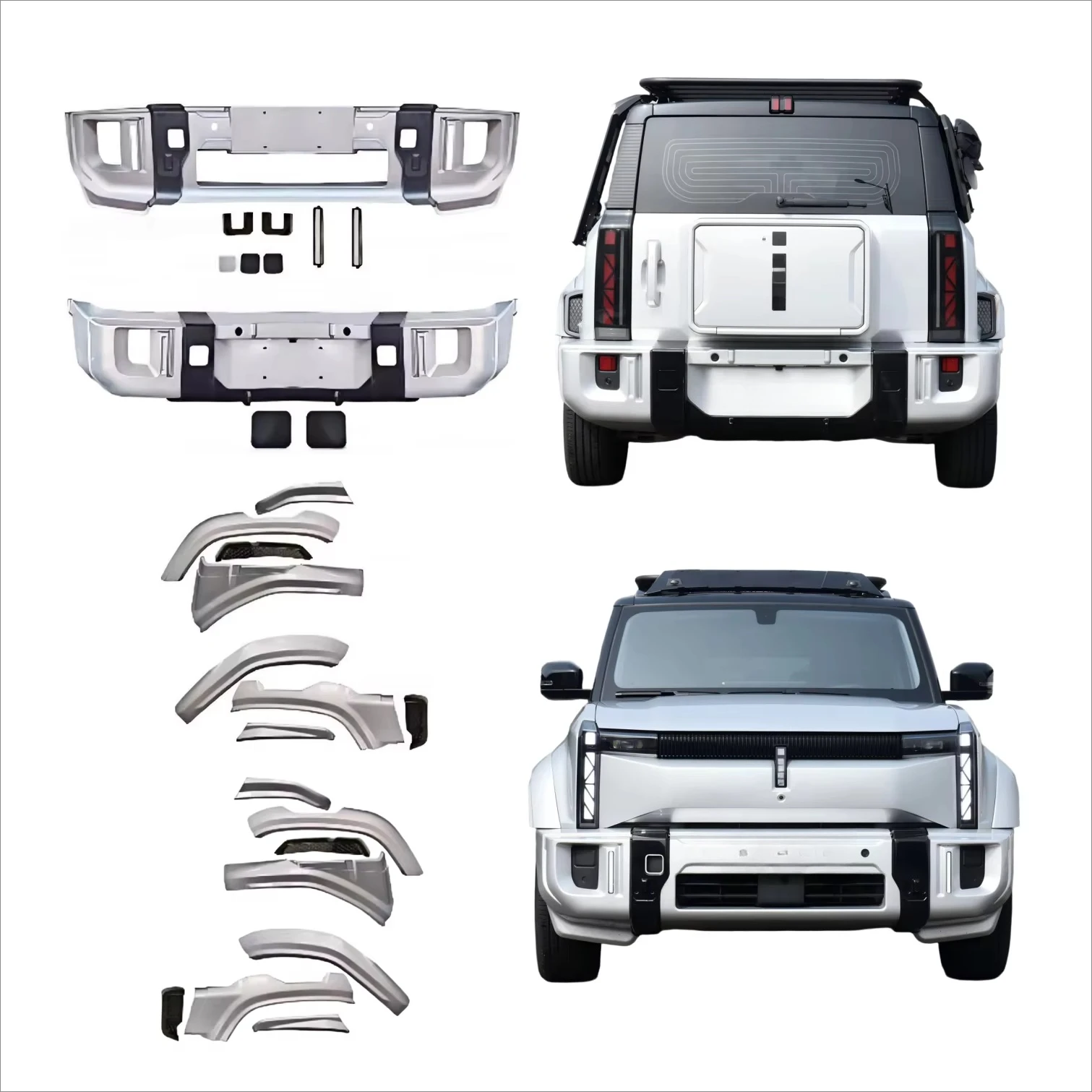 

Комплект обвеса ICAR03 Wide Body Sports Surround Kit от производителя, оптовая продажа, высококачественные передние и задние бамперы.