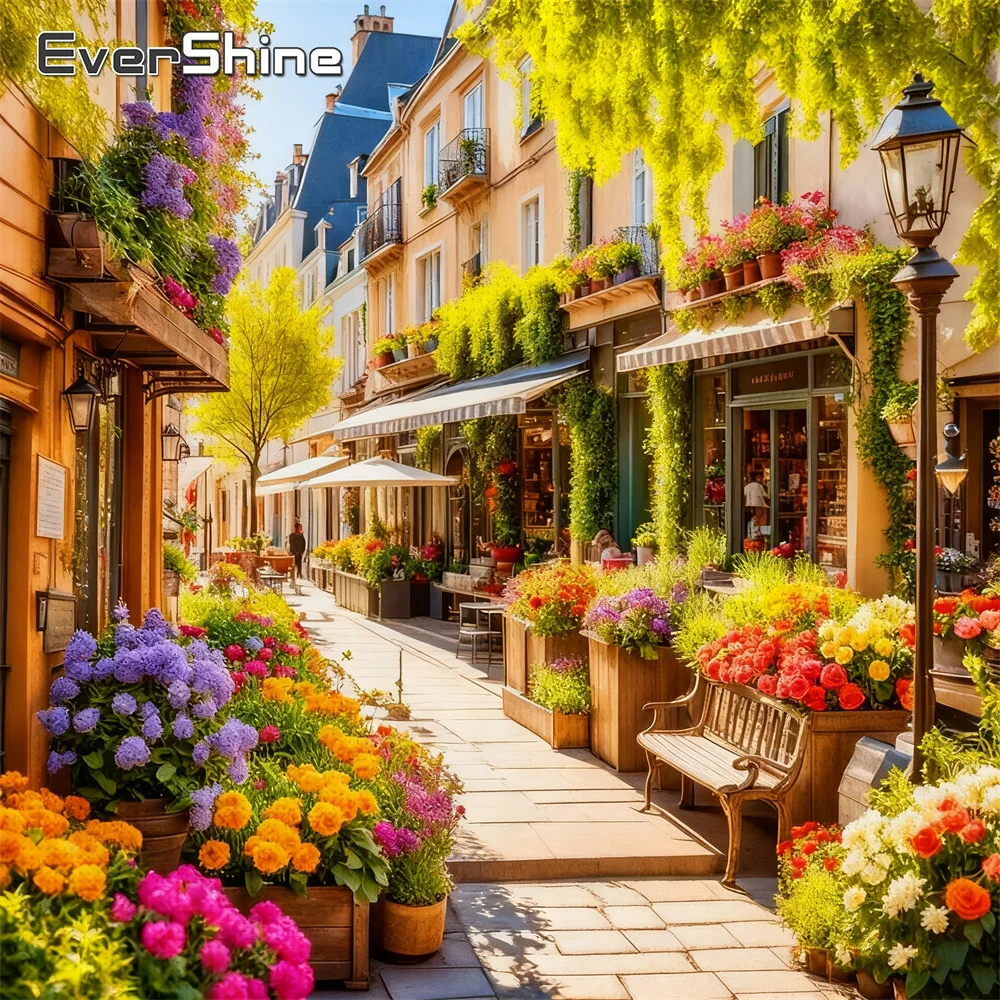 Evershine Street Diamant-Malerei-Haus, geeignet für Anfänger, Stickerei, Landschaft, Diamant-Mosaik, neue Ankunft, handgefertigt, Hobby