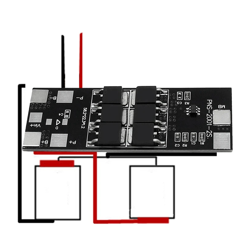 2S 7.4V Solar Lamp Circuit Board Continuous Current 20A Vacuum Cleaner Power Tools