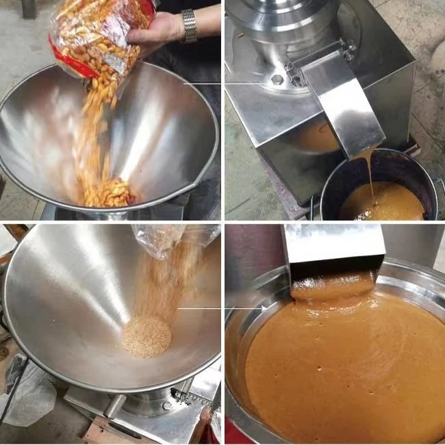 عملية الكاكاو خط المنتج سعر حجر الفول السوداني مطحنة المكاديميا زبدة Pinut صنع آلة طحن حليب اللوز #3