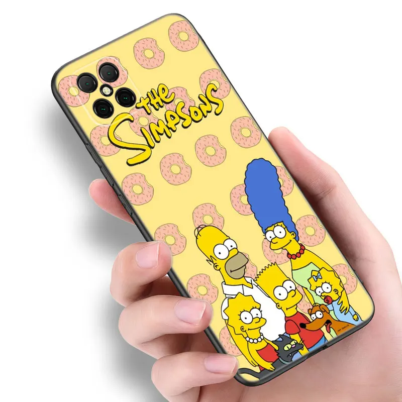 Homer S-Simpsons-Boy Black Silicone Phone Case For Huawei Nova 11 12 Ultra 9 10 SE Pro 11E 11i 12i Y70 + Y60 Y61 Y71 Y72 Y90 Y91