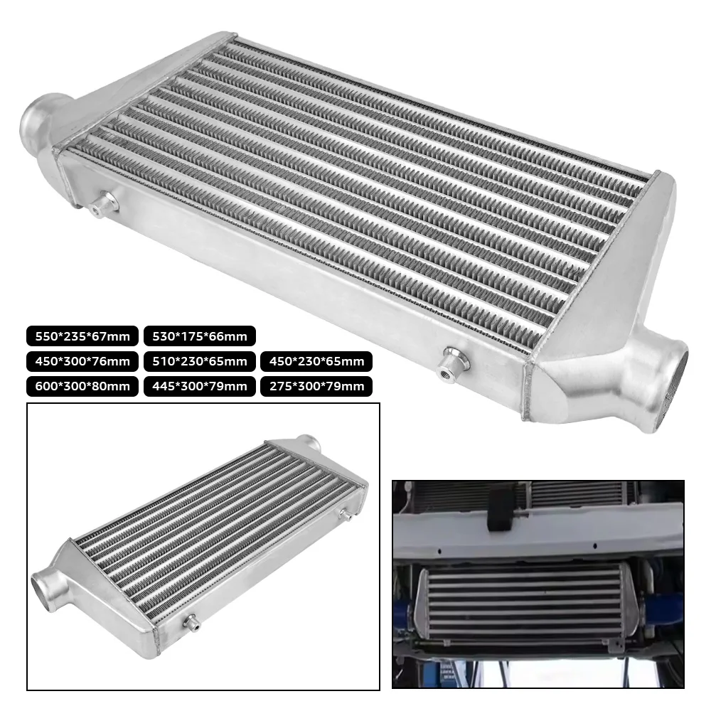 Universal Car Turbo Intercooler Cooling Pipe Tube 65mm 76mm Intake Ventilation Air Cooler Tube Modification Replacement Parts