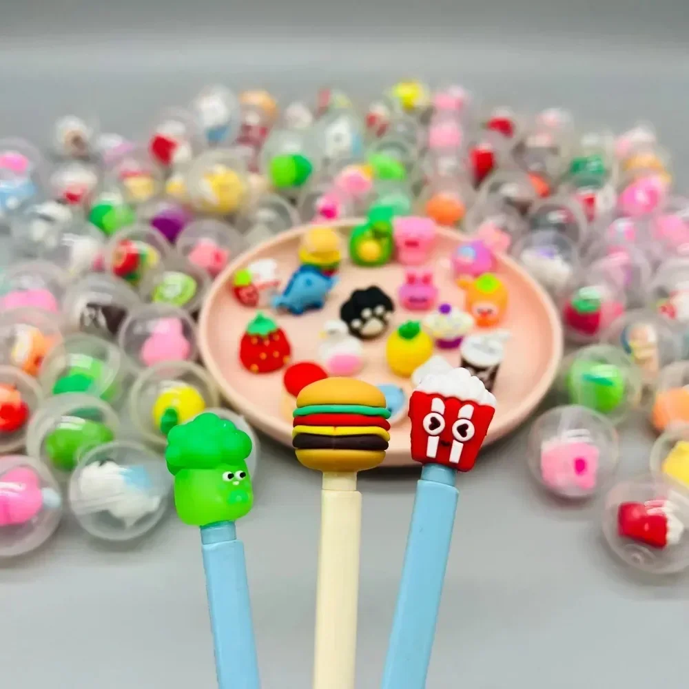 30/50 Pcs 32mm Transparent Eggshell Mixed Toy Kids Birthday Party Favor Pinata Gift Bag Filler Giving Gifts For Female Friend