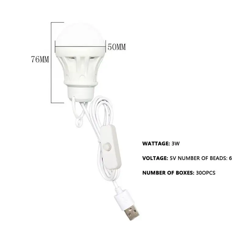 Lanterna a LED lampada da campeggio portatile Mini lampadina USB Power Book Light lettura studente studio lampada da tavolo Super Birght per esterno