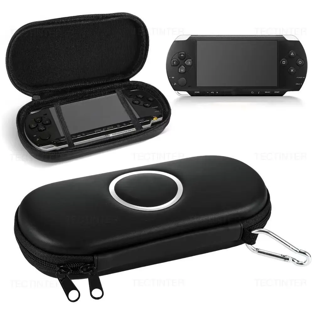 EVA Material EVA Carrying Case Bag Water-Resistant Shockproof PSP Game Console Case Protective Shell for Sony PSP1000/2000/3000