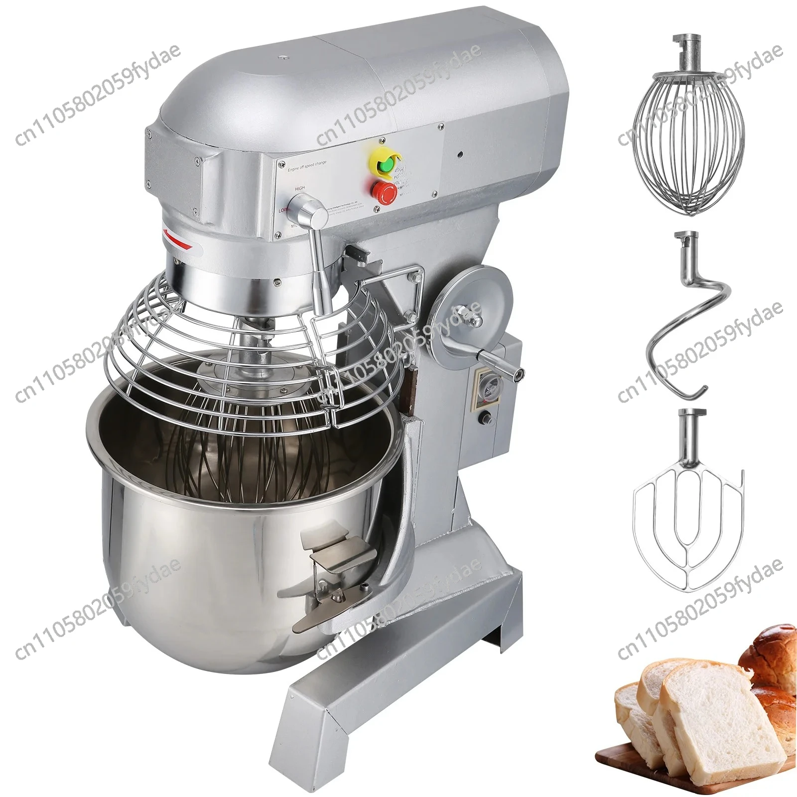 for  Electric Dough Machine Stainless Steel Commercial Cream Egg Whisk Mixer Processor Kitchen Food Stand