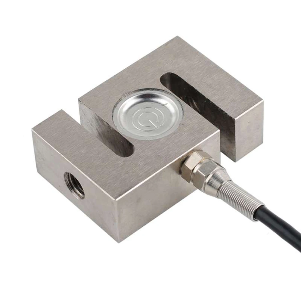 Load Cell S Type Push Pull Pressure Sensor 20KG 50KG 100KG 200KG 1T 5T Electronic Tension Pressure Scale Weighing Sensor YZC-516