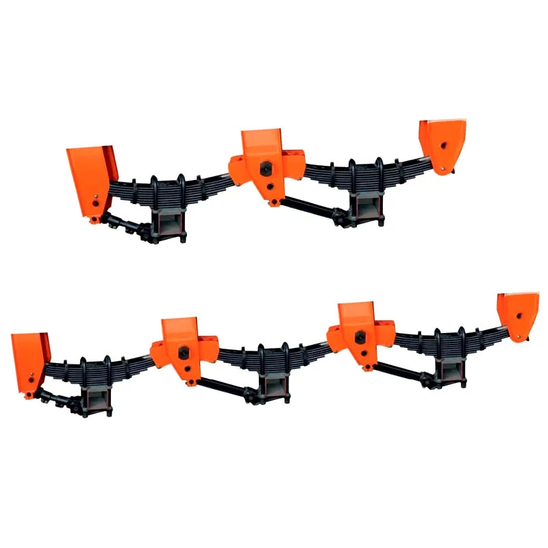 

Semi Trailer Double Axles Leaf Spring Trailer America Light Duty Suspension System