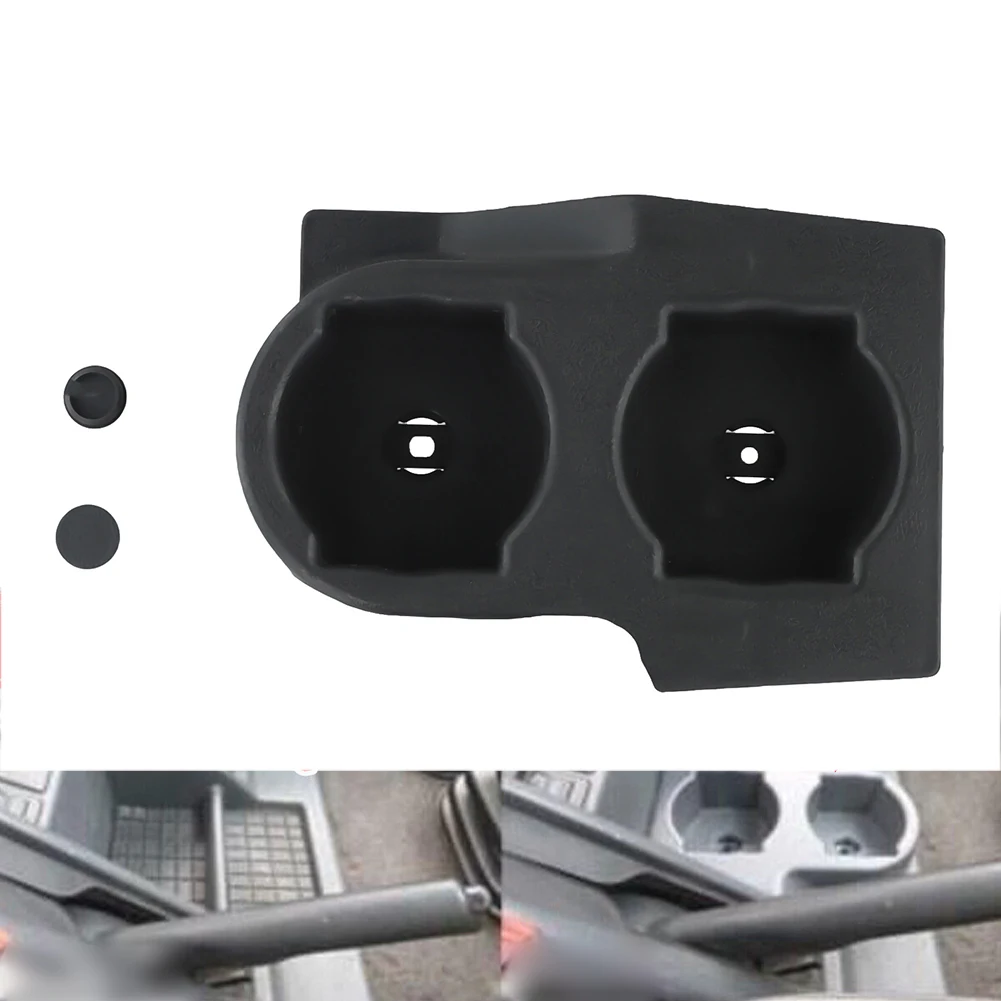 

Черная передняя консоль управления автомобиля, двойной держатель для чашки, вставка для хранения напитков для Nissan для Patrol Y60 1989-1998 гг.