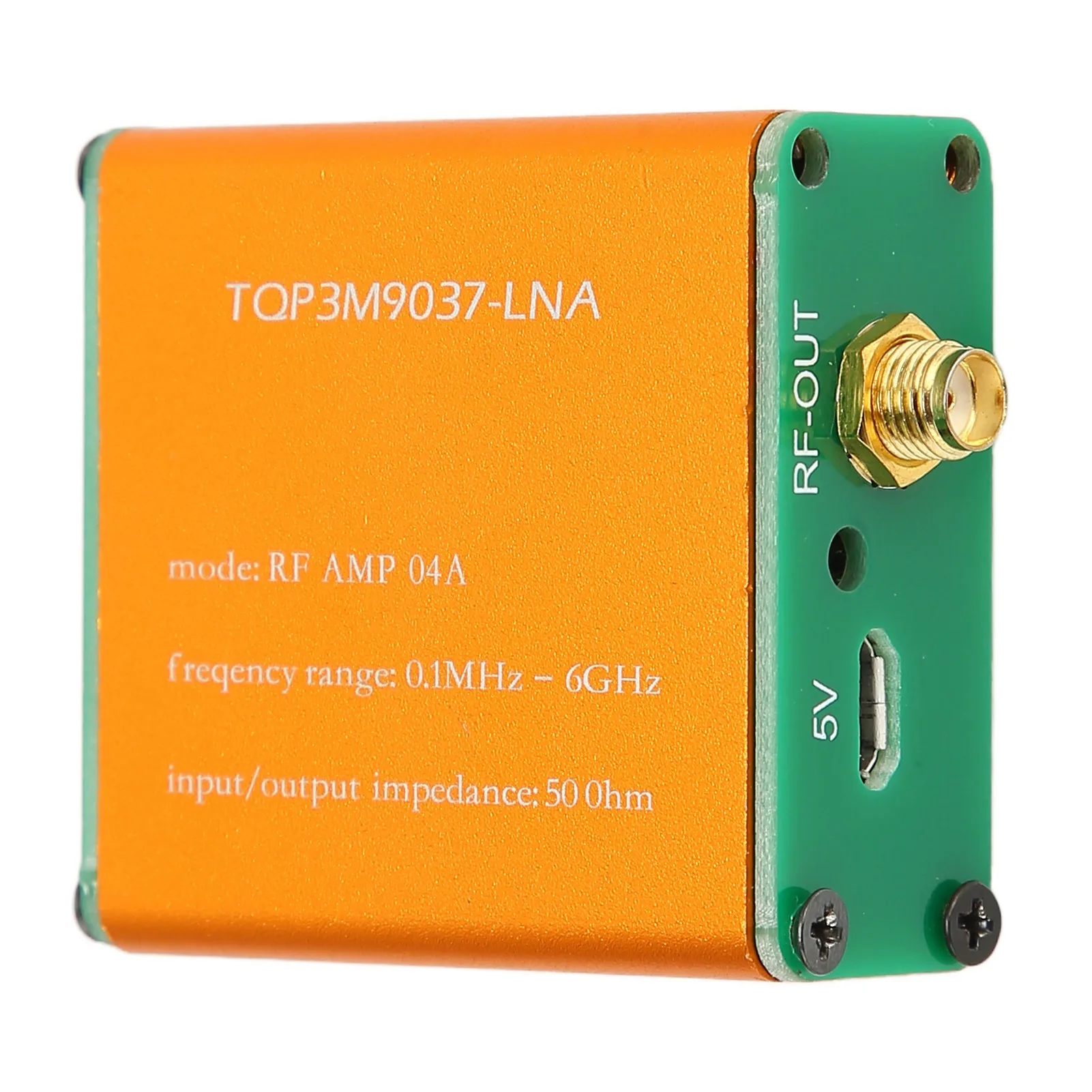 0.1MHz‑6GHz Full Band Low Noise Amplifier Professional 20dB High Gain LNA RF Power Preamplifier Module new