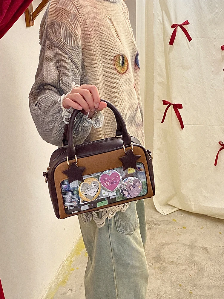 حقائب كروس أصلية متعددة الاستخدامات حقيبة صغيرة شفافة حقيبة نسائية #3