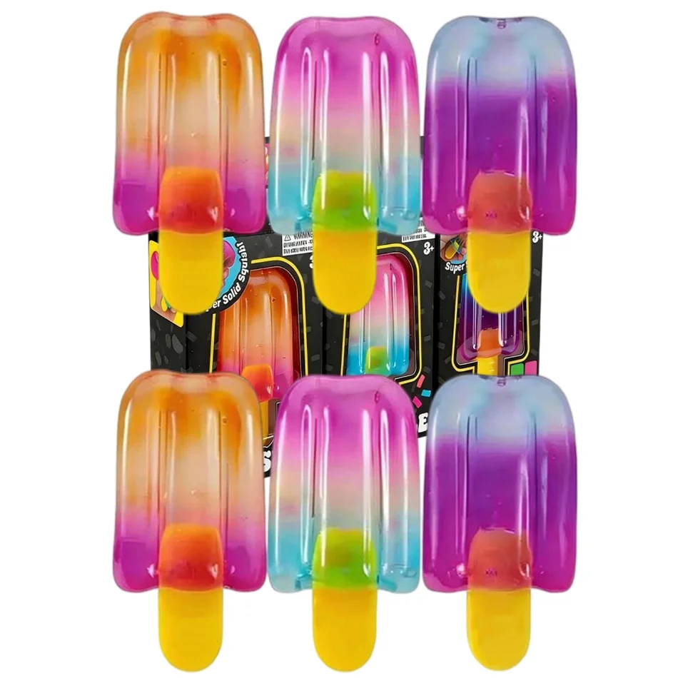 Random color 1pcsSchylling Needoon Nice Cube Sensory  Nice-Sicle Stress Relief Squishy Cube Anti-Anxiety Squeeze Object For Focu