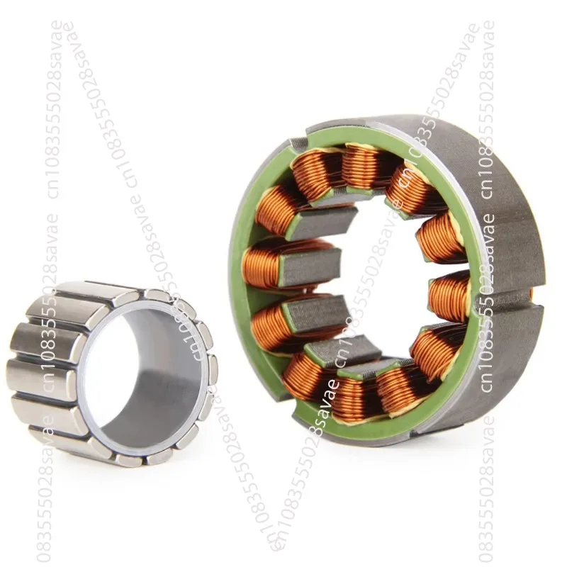 Frameless brushless DC motor 48V permanent magnet intelligent home robot CNC torque motor, explosion-proof IE4 efficiency
