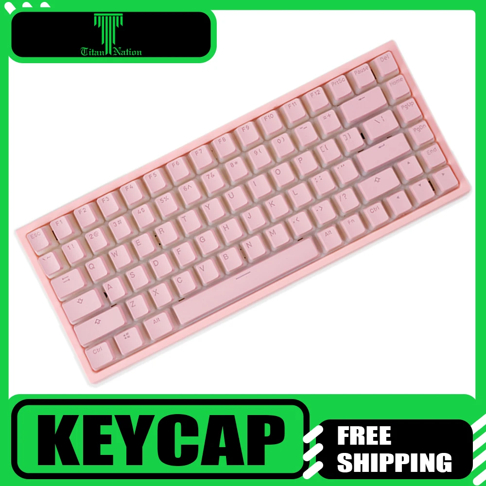 

Titan Nation Keycaps 117-Key Translucent Mechanical keyboard Keycap Closed OEM Waterless Support 61/68/75/84/87/98/104 Pc Gifts