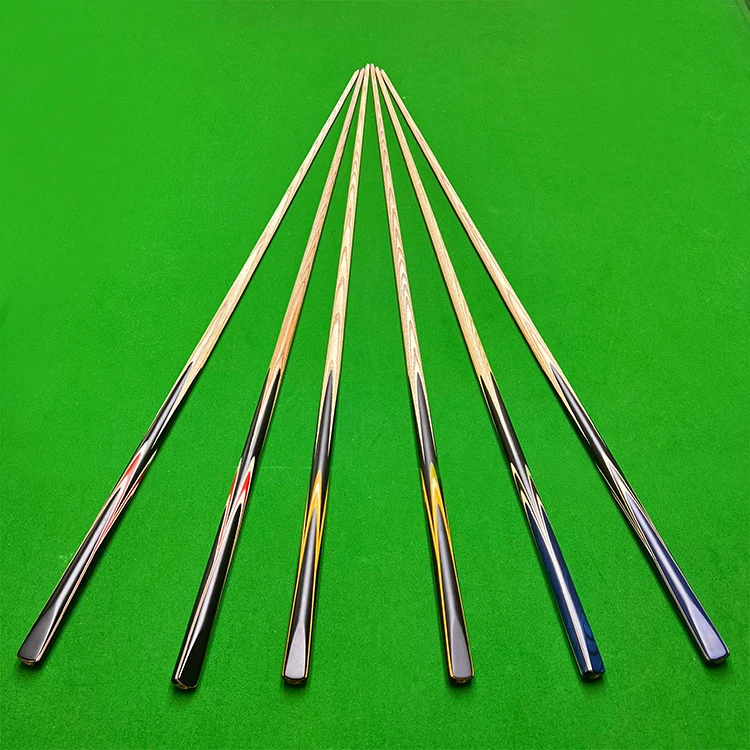 

Creative Design Snooker Cue 1 Piece Handmade Ash Wood Pool Cue Snooker Billiard Cues