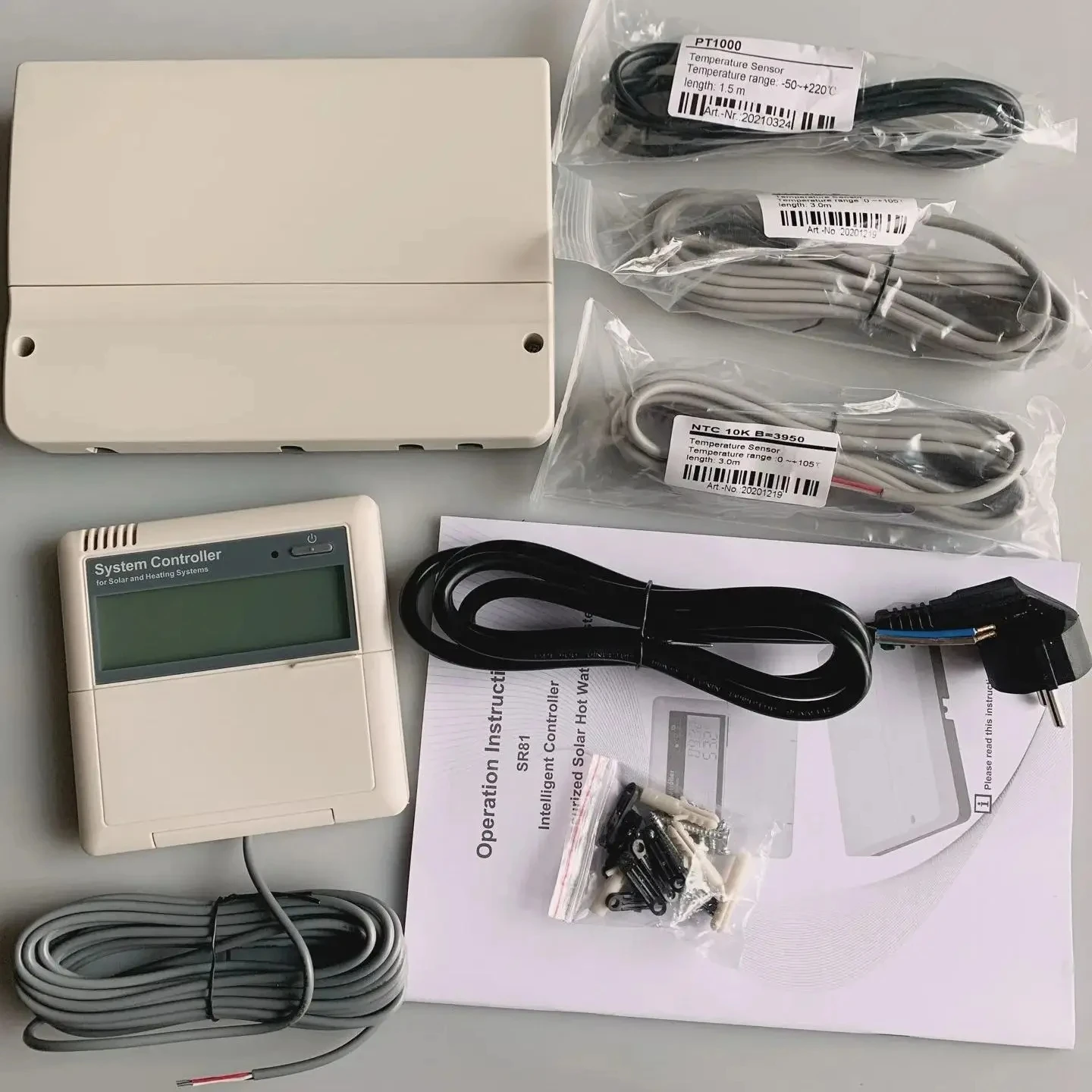 SR81 Intelligent Solar Controller for Split Pressurized Solar Hot Water System Updated Version of SR868C8