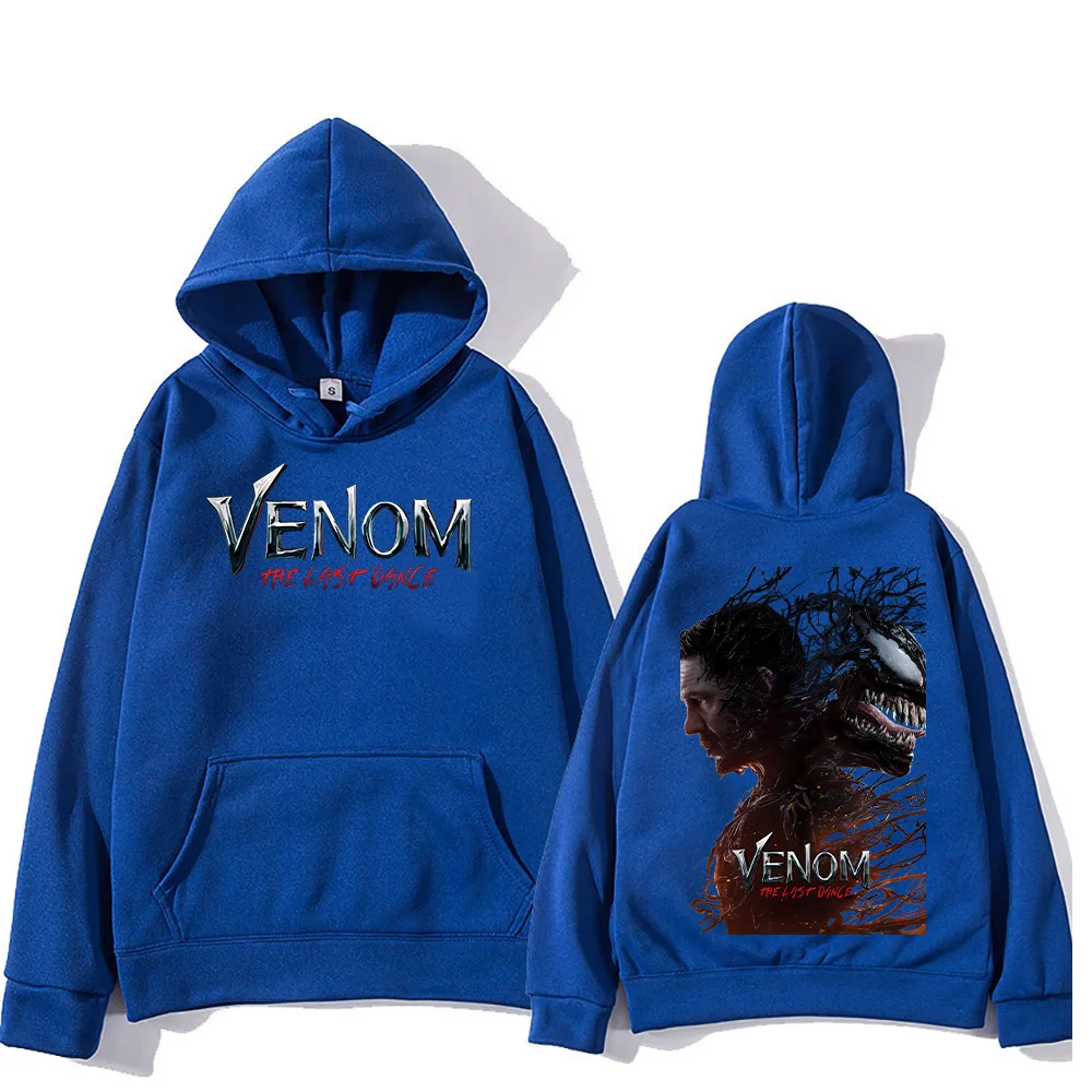 Venom The Last Dance Movie New Hoodies Fashion Men\'s Casual Pullovers for Autumn Winter Unisex Clothing Long Sleeve Sweatshirt