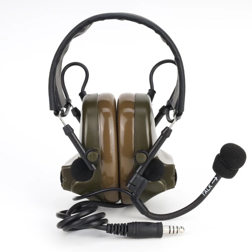 Imagem -05 - Softai-softai Comta ii Tactical Headconjunto z Tac Fones de Ouvido Tático Captador Cancelamento de Ruído Airsoft Militar Ativo Acessórios