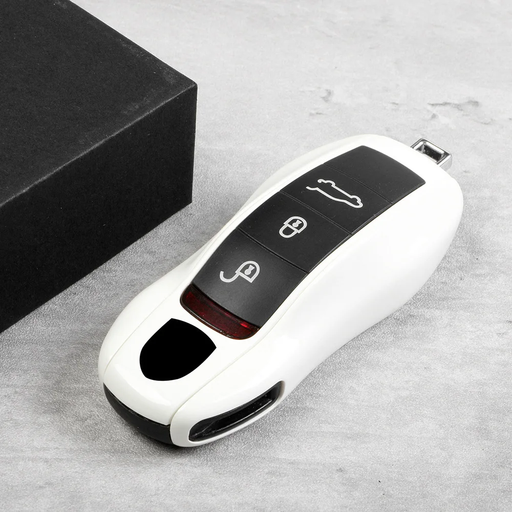 Adecuado para Porsche Racetrack Keycase blanco Maca Yan Panamera 718 Keycase 911 Taycan