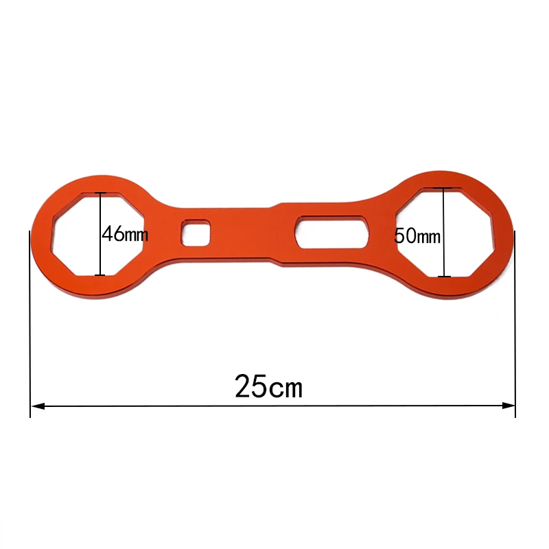 Motorcycle 46mm-50mm Fork Cap Wrench Tool For SX SXF EXC CR CRF XR YZ WR TTR KX KLX RMZ RMX RM TC TE FC FE Motocross Universal