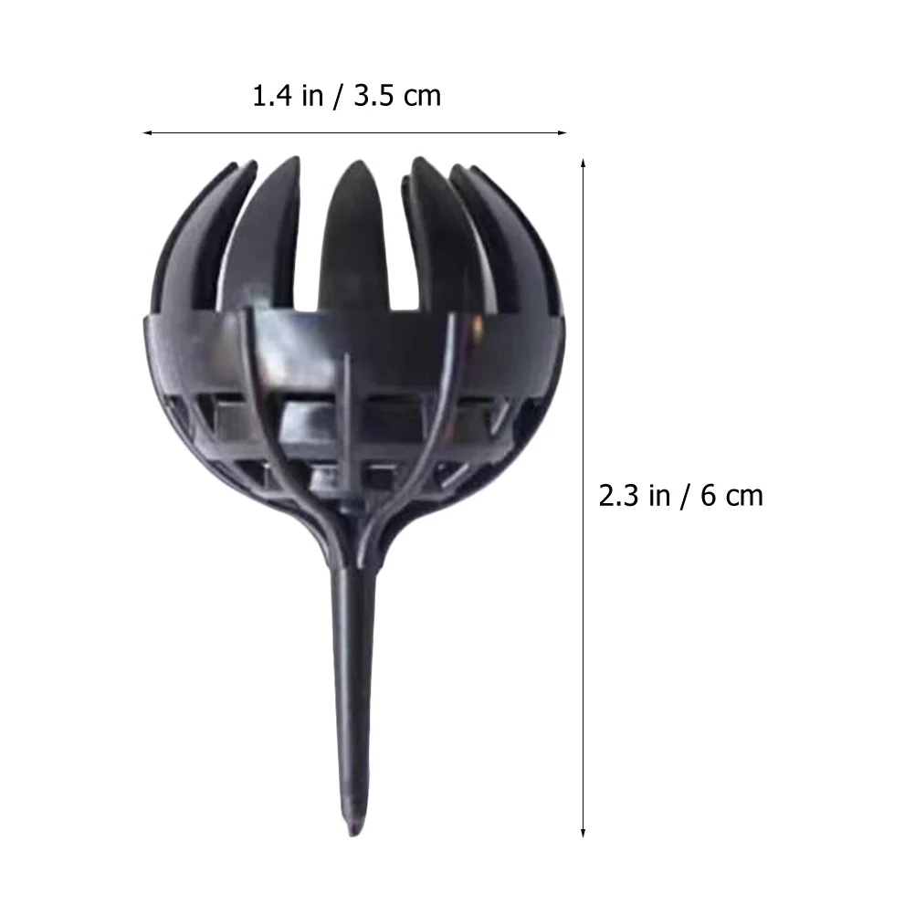 

30pcs Bonsai Boxes Planting Baskets Claw Shaped Premium Plastic Dry Boxes for Planter Black
