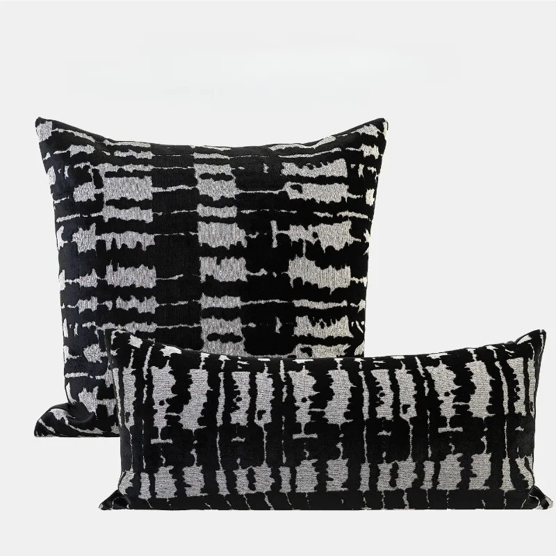 

Modern Three-dimensional Relief Cut Pile Cushion Cover Luxurious Chenille Jacquard Pillow Covers 30X65CM Home Decor Pillow Case