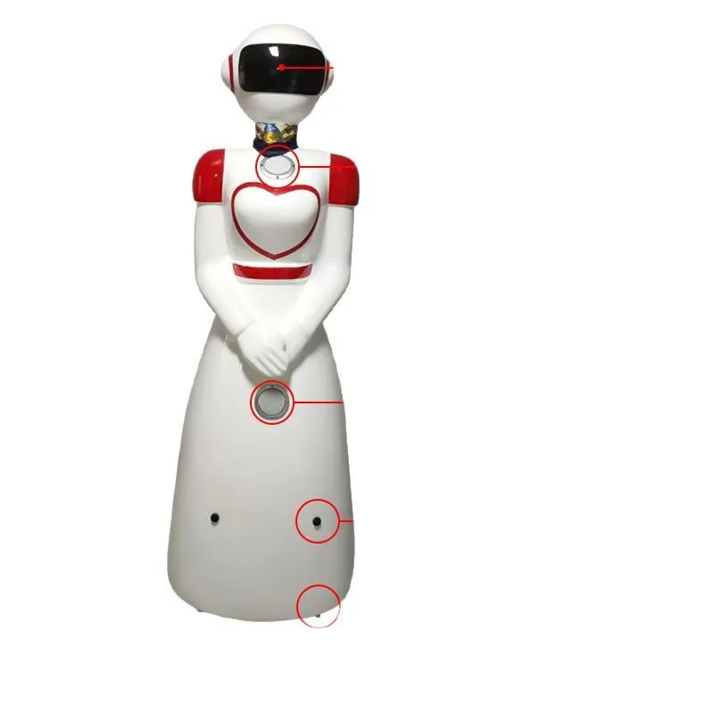 Intelligent welcome food delivery, food delivery robot waiter trackless navigation