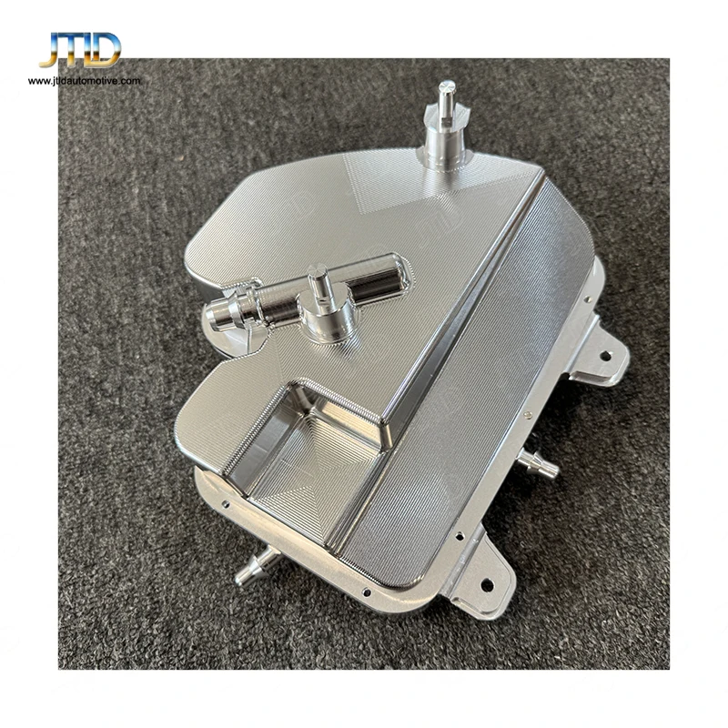 

Алюминиевый бачок для охлаждающей жидкости, улучшенная замена, серебристый, высокотемпературный, расширительный бак для СОЖ с ЧПУ для BMW F90 M5 M8 S63 F92