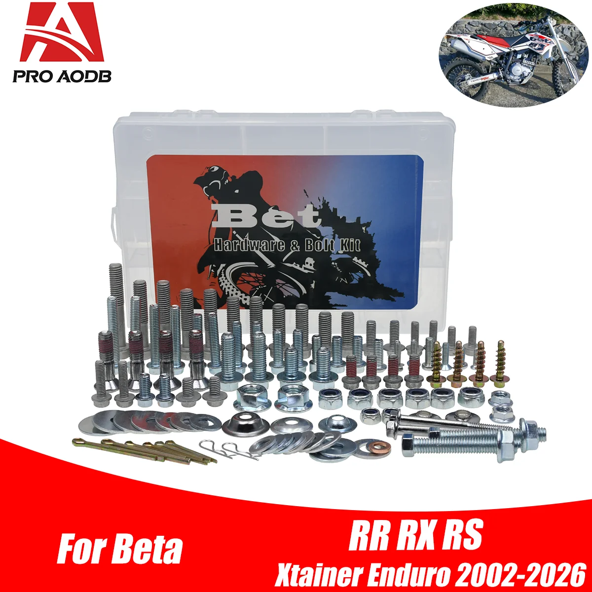 Motocross screw Hardware Bolt Full Plastics Fastener Kit For Yamaha YZ WR 65 85 125 250 For KTM SX XC XCF SXF EXC EXCF Dirt Bike
