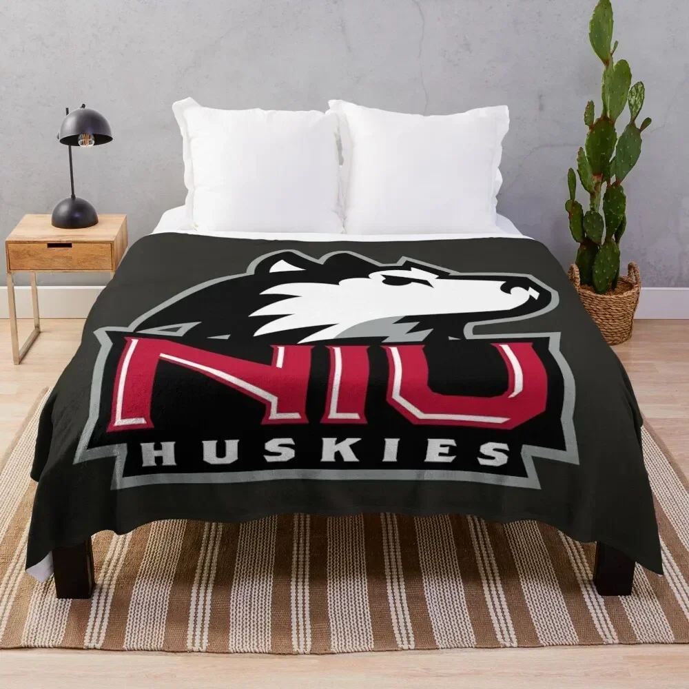 

Northern Illinois Huskies Throw Blanket Decorative Soft Throw Blanket for Couch Sofa