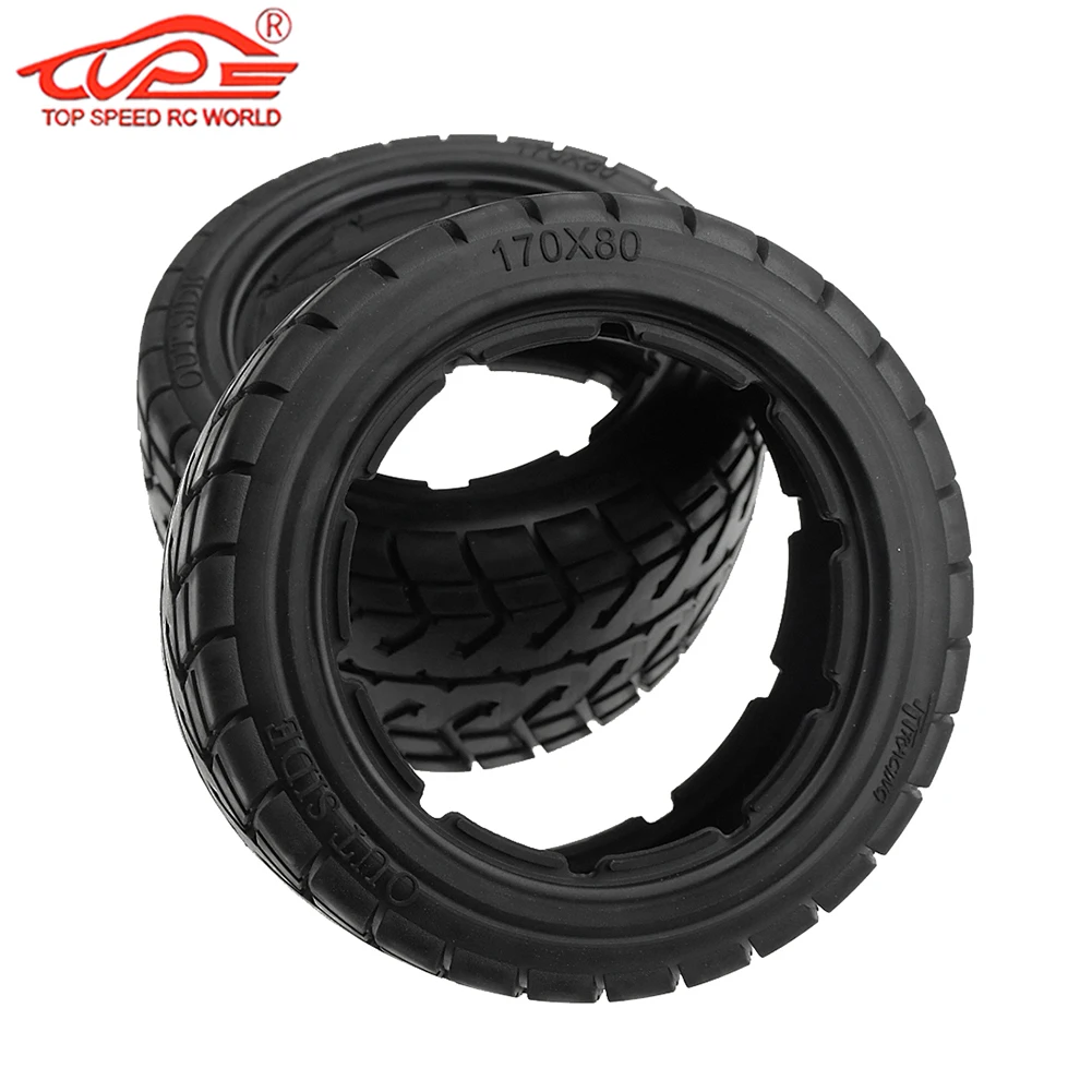 On Road Rear or Front Tire Skin Set for 1/5 Scale Rc Car Gas HPI ROFUN BAHA ROVAN Kingmotor BAJA 5B 5T 5SC Buggy Truck Parts