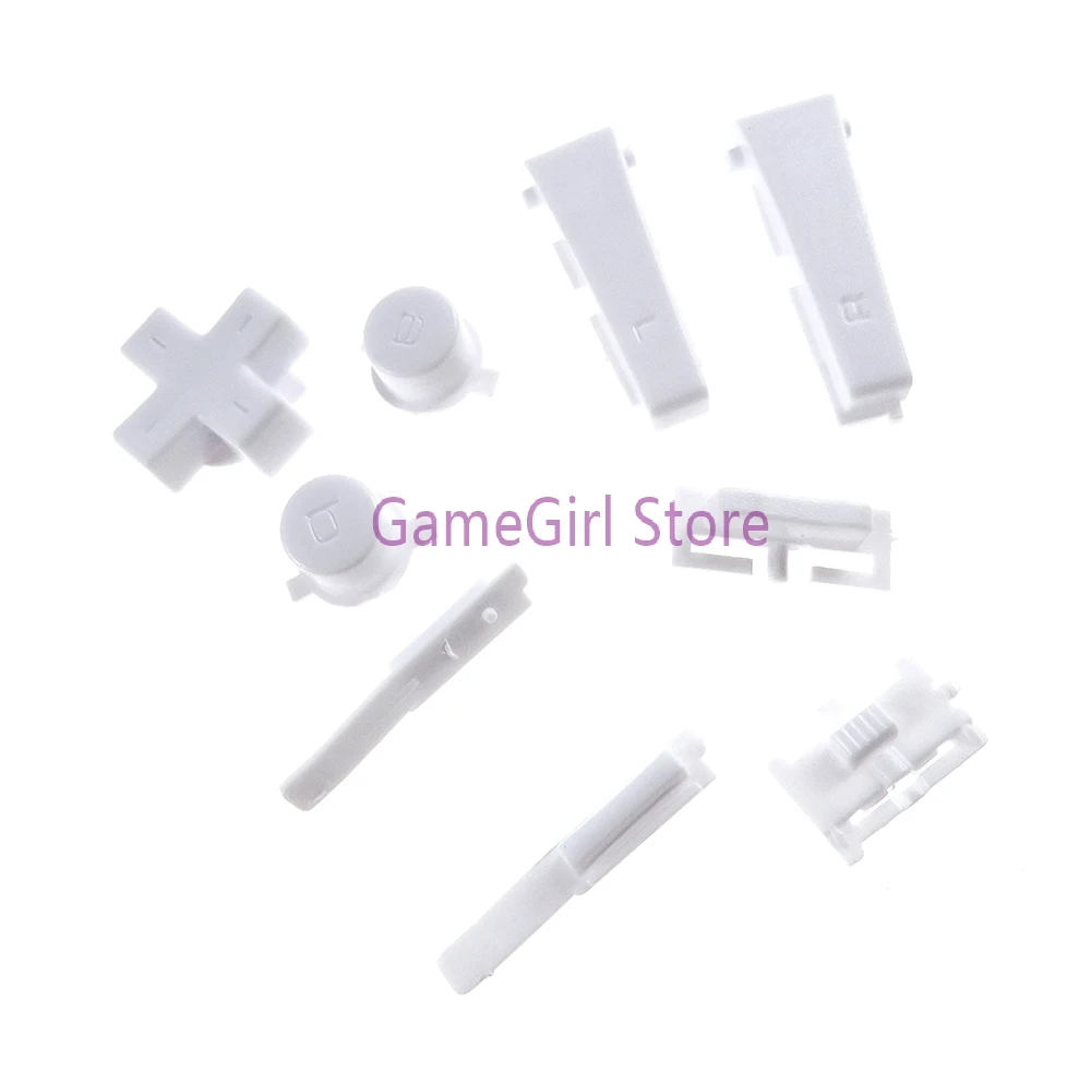 10sets Full Set Buttons L R A B D-Pad Keys For Gameboy Micro GBM Game Console Replacement Kits