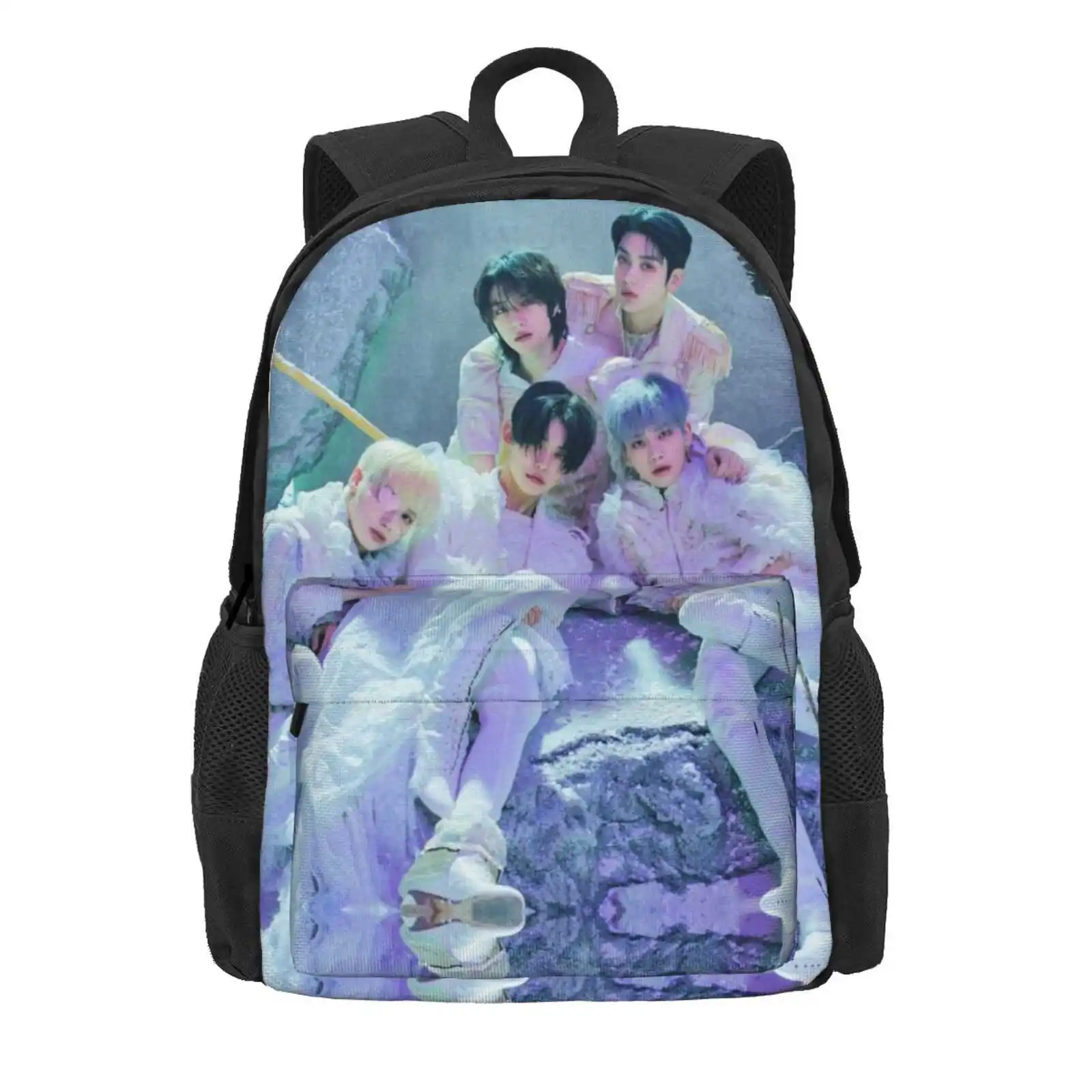 Txt The Chaos Chapter : Freeze World Version Concept Photo 3d Print Design Backpack Student Bag Txt Chapter Chaos Freeze World