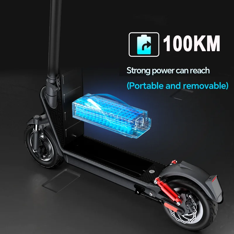 Fast Delivery X9B Foldable Electric Scooter For Adults 15.6Ah Lithium Battery Mobility Trotinette Electrique
