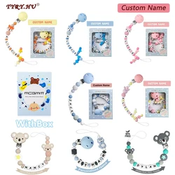 Tyry. hồ 1 DIY Dẻo Silicone Cho Em Bé Kẹp Personalised Tên Nhiều Màu Sắc Núm Vú Giả Dây Chuyền Mọc Răng BPA Silicone Bàn Tính Giả