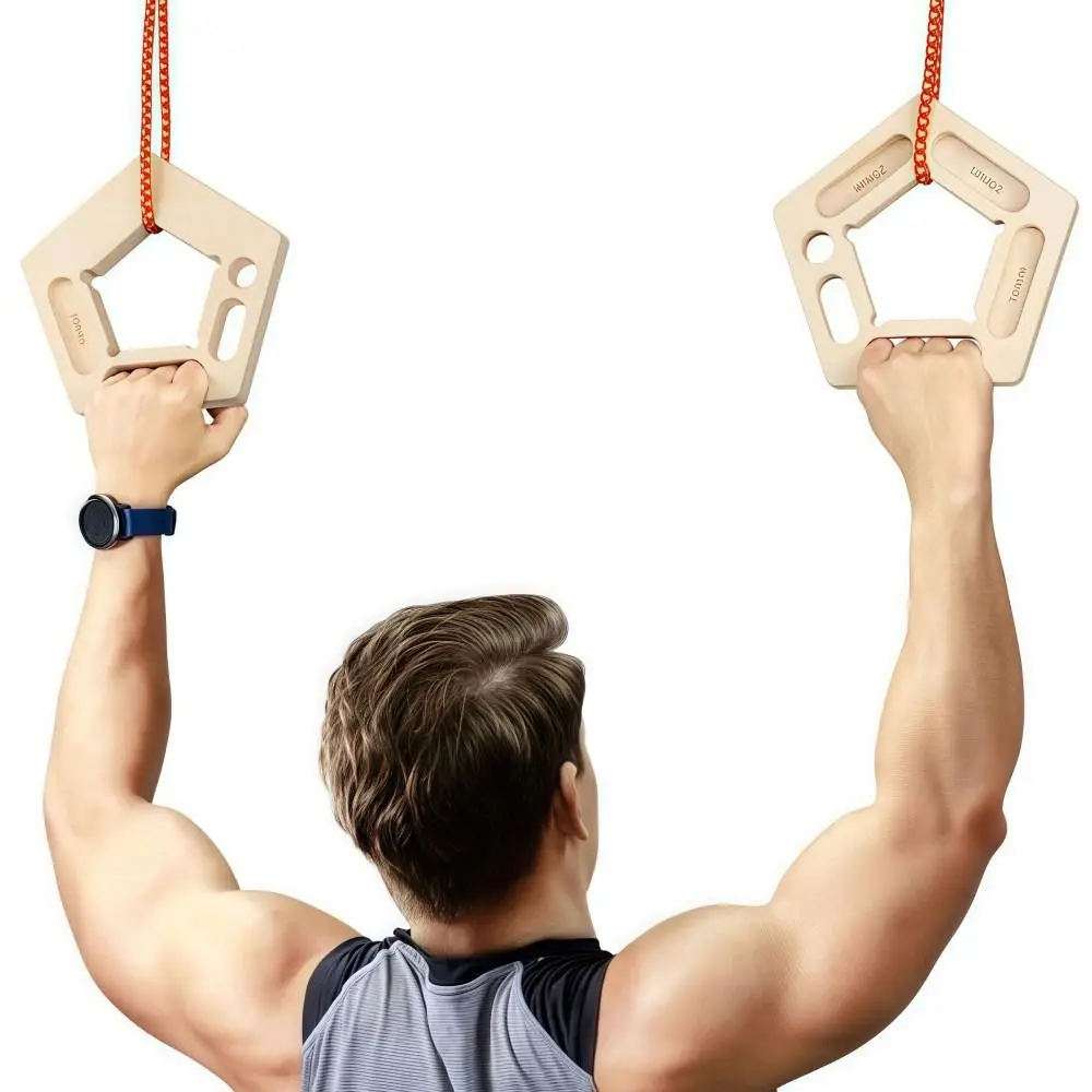 

Деревянные доски для восхождения пальцев, портативная легкая доска для подтягивания, прочная подвесная доска для восхождения с высокой нагрузкой