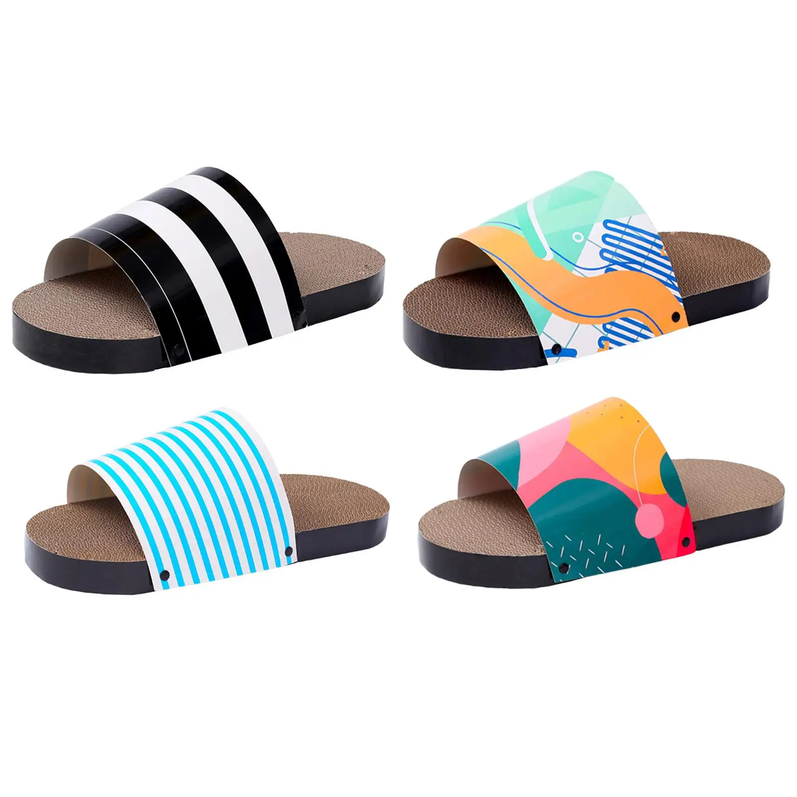 Slippers Cat Scratcher Cardboard Wear Resistant Grind Claws Protect Furniture Pet Sleeping Bed Cat Sofa for Indoor Cats Rest