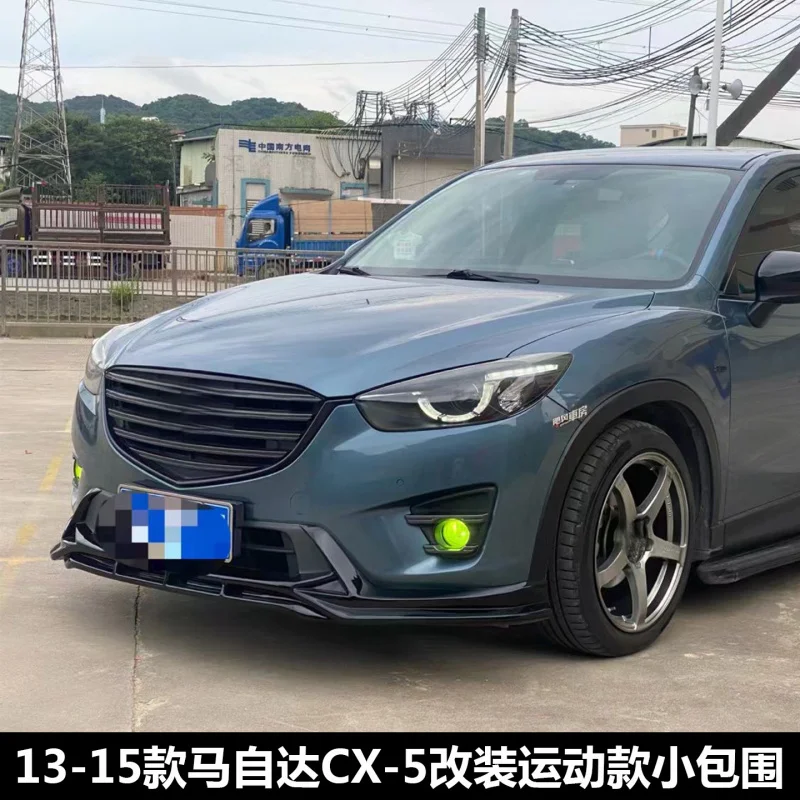 Suitable for 2013-2015 Mazda CX-5 Small Body Kit Modified Front Spoiler Pilot Light Lip Rear Diffuser Tail Pipe view 5